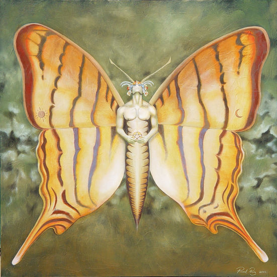 Mariposa 2 Oil Canvas Figure Painting