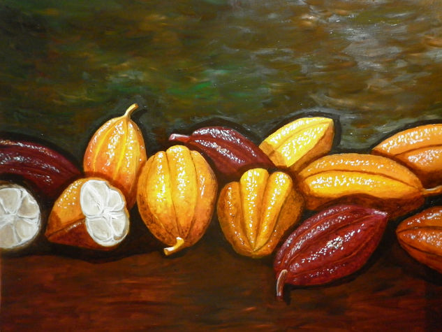 CACAO Oil Canvas Still Life Paintings