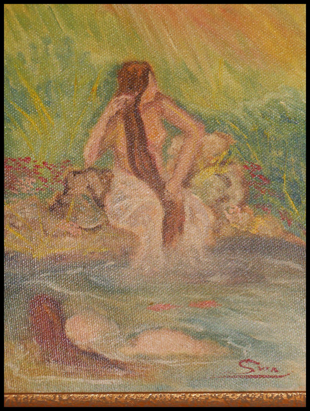 BAÑO EN EL ESTANQUE