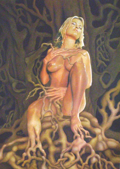 Gaia - Madre Tierra Oil Canvas Nude Paintings