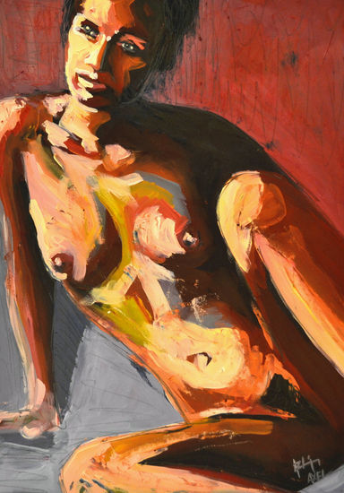 Obra Oil Card Nude Paintings