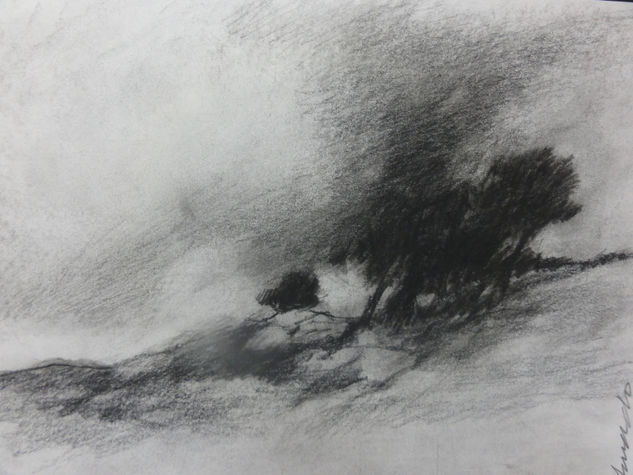 LIMITES - LIMITS Charcoal