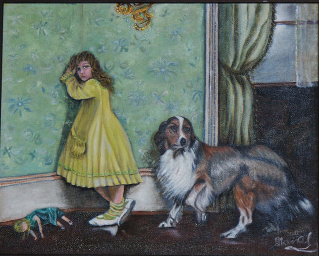 enfado de niña