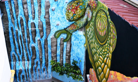 Mural Camaleon