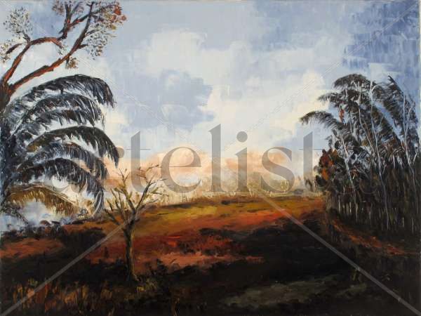 Otoño 6 Oil Canvas Landscaping