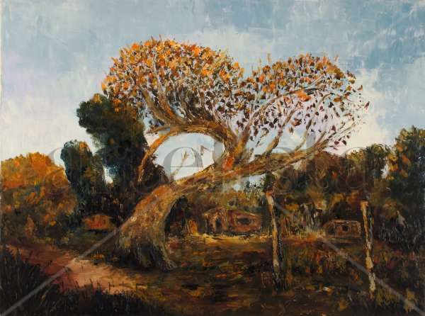 Otoño 8 Oil Canvas Landscaping