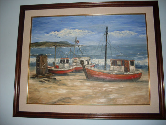 Marina Oil Panel Marine Painting