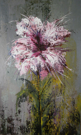 Primavera 3 Mixed media Panel Floral Painting