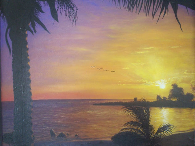 Atardecer Oil Card Landscaping