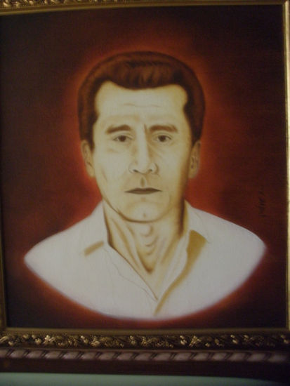 MI PADRE Oil Canvas Portrait