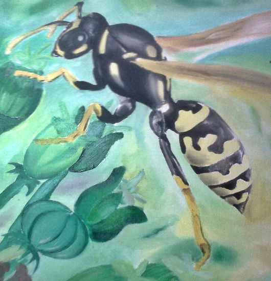 abeja Oil Canvas Landscaping