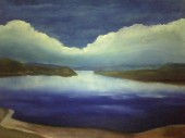 el misterio del lago titicaca Oil Canvas Landscaping