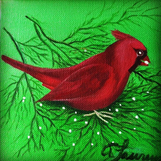 Cardenal Oil Canvas Landscaping