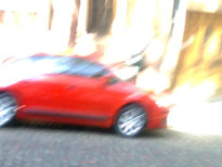 Red car