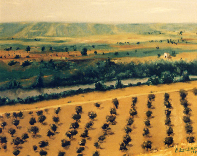 campo de Linares (Jaen) Oil Canvas Landscaping