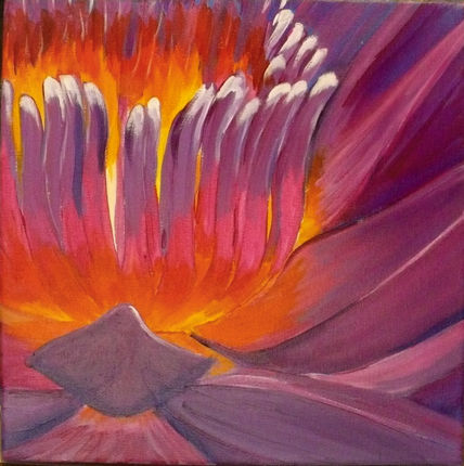 Flor de loto. Díptico.