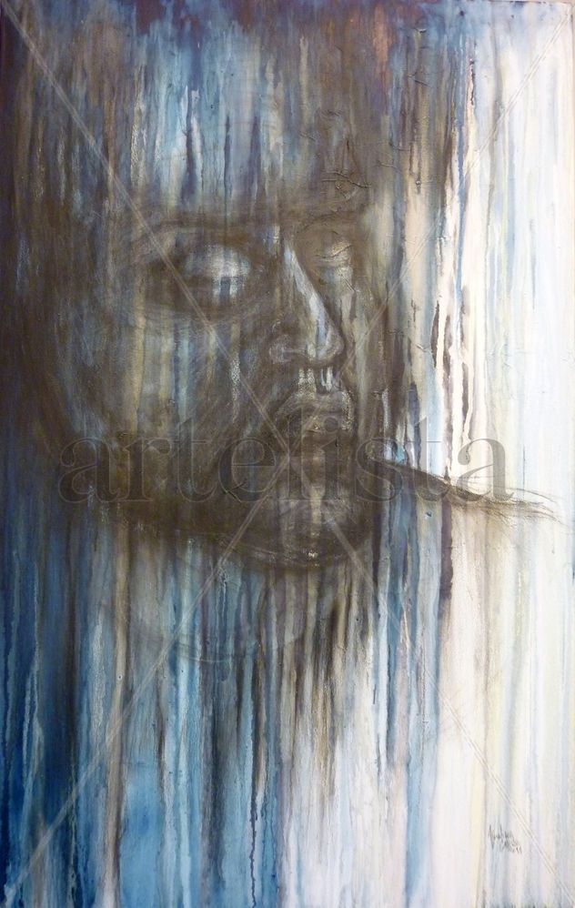 Penumbra de un rostro azul