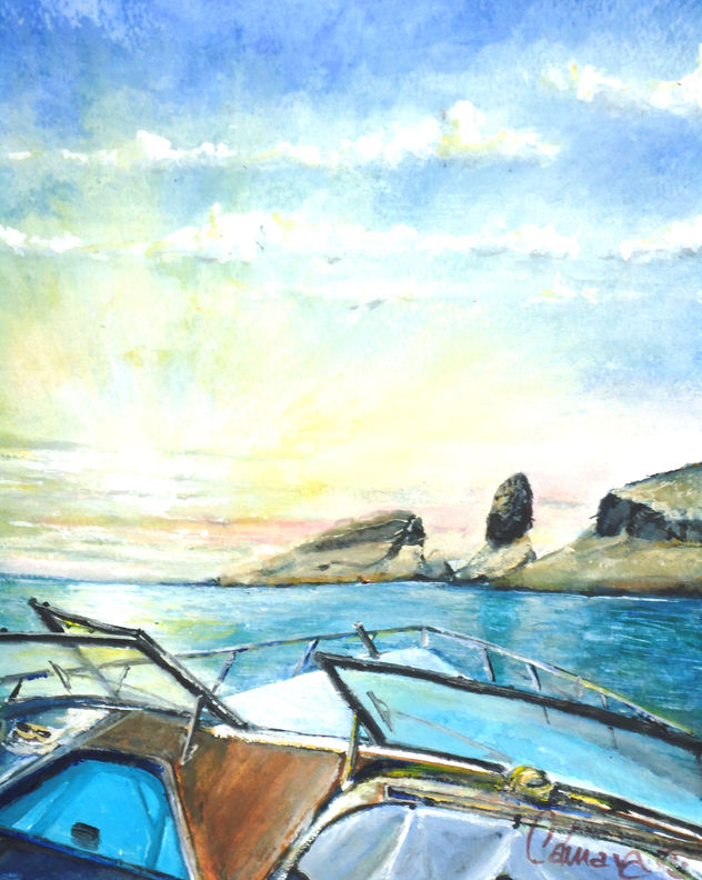 Amanecer en Las Columbretes