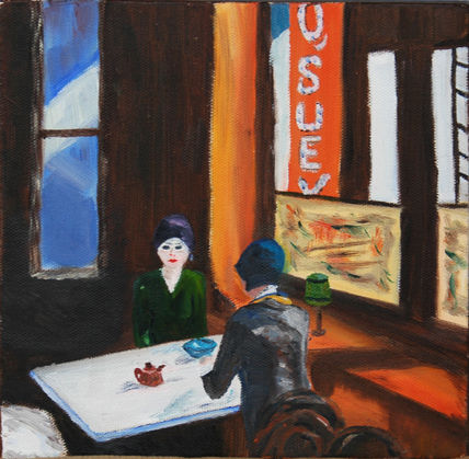 Mujeres en el café
