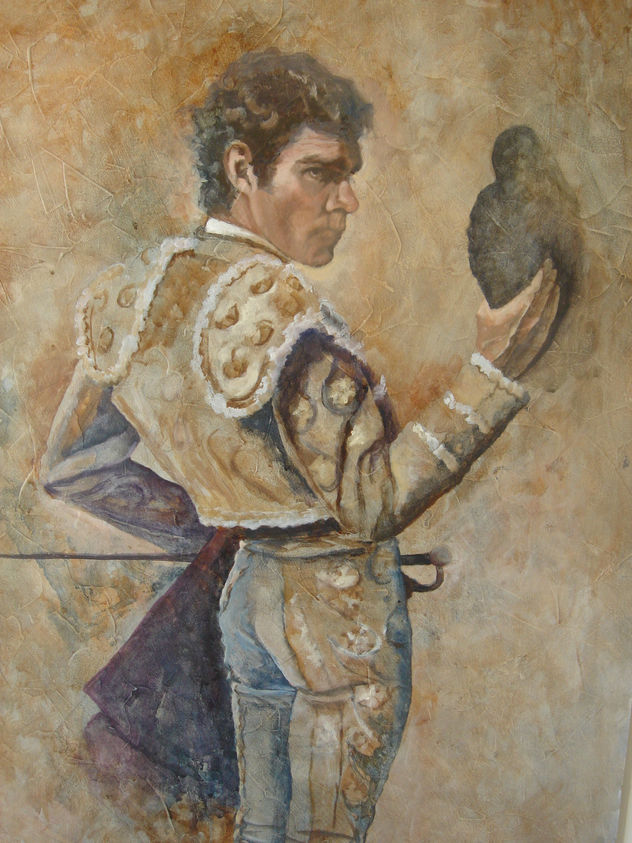 Brindis.(José Tomás). Detalle.
