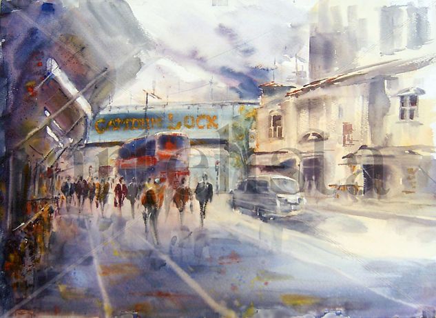 Camden Town - Londres Watercolour Paper Others