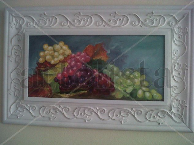 Uvas Oil Canvas Still Life Paintings