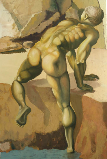 Hombre desnudo Oil Canvas Nude Paintings