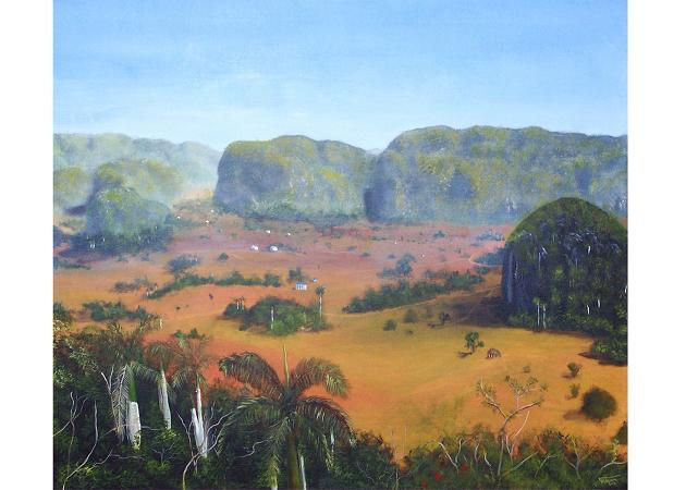 Viñales, Cuba Oil Canvas Landscaping