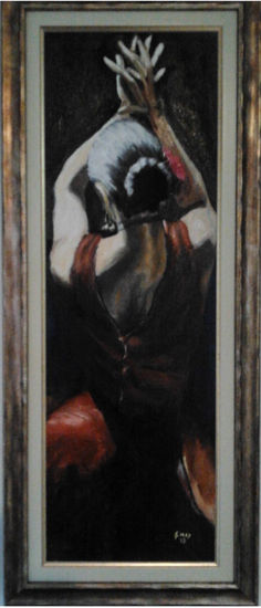 Palmas Oil Canvas Figure Painting