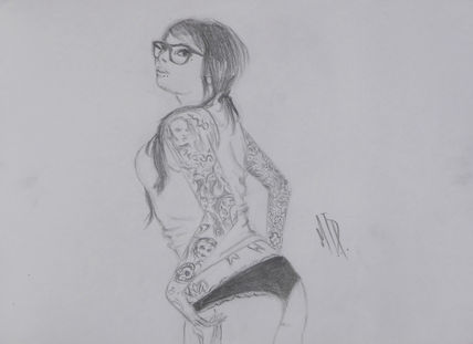 Chica con tattos