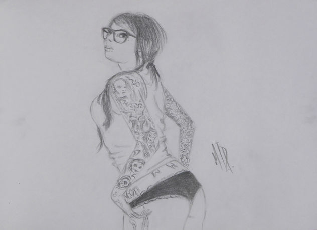 Chica con tattos