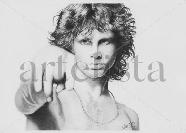 Jim Morrison Graphite