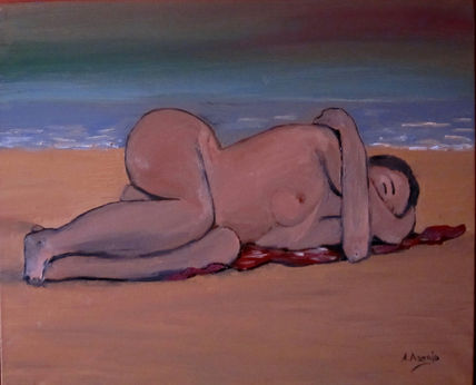 La mujer que duerme...