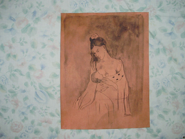 picasso madre y el infante