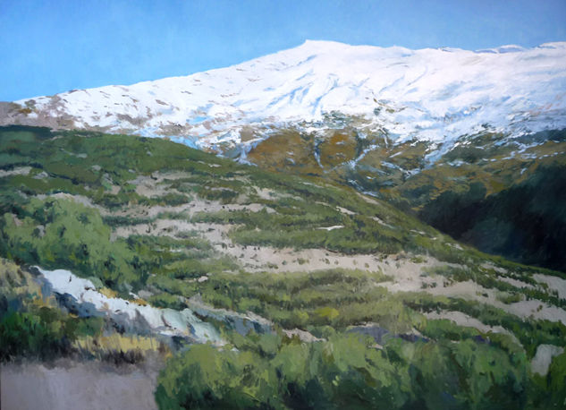 OLEO, SIERRA NEVADA, GRANADA Oil Canvas Landscaping