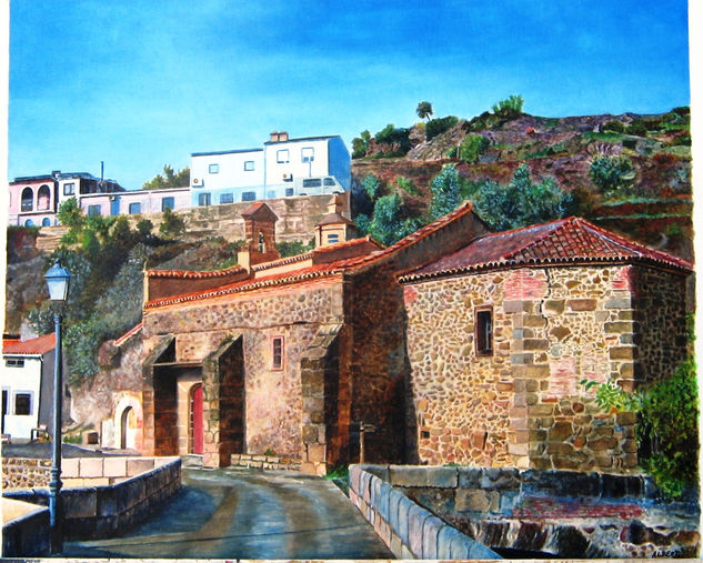 ermita de san Lázaro Oil Panel Landscaping