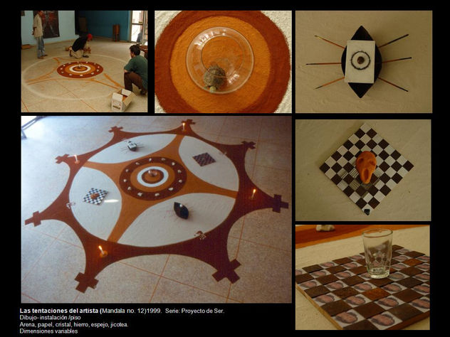 Las tentaciones del artista.( Mandala No 12).