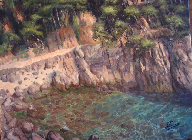 Costa Brava Oil Canvas Landscaping