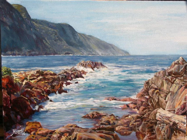 Playa Oil Canvas Marine Painting