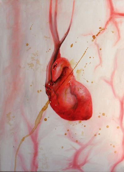 El amor: sangre, sudor y semen Oil Canvas Others