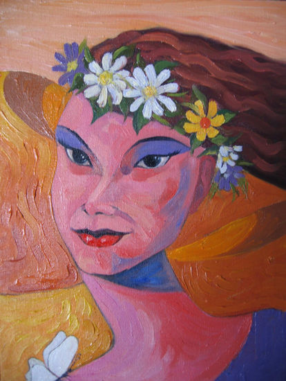 "La dama de las dunas" Oil Canvas Landscaping