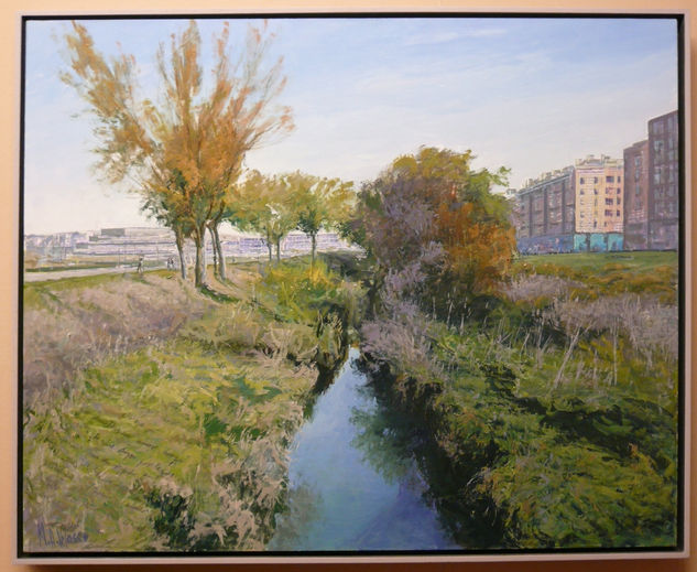 Burgos, rio Vena 2 Óleo Lienzo Paisaje