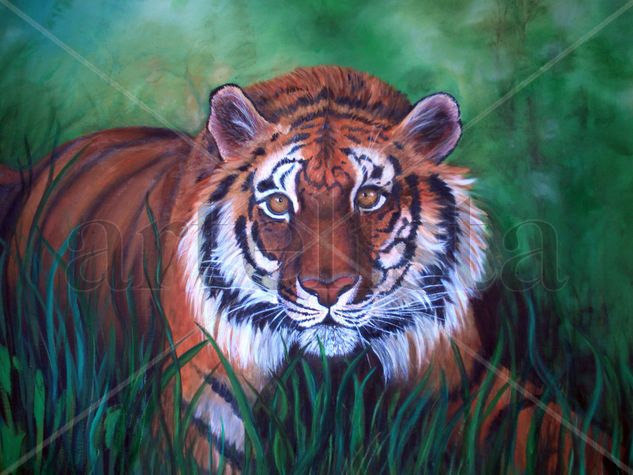 Expectante Oil Canvas Animals