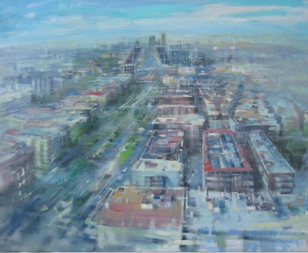 Desde las cuatro torres Oil Panel Landscaping