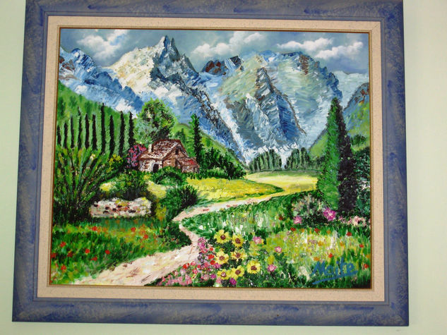 El prado Oil Canvas Landscaping