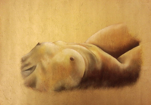 Despierta... Pastel Paper Nude Paintings