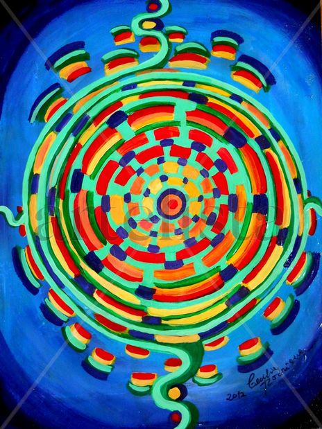 Mandala pintura...