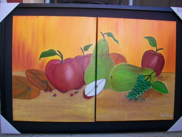 Frutal 20x32in Óleo Lienzo Bodegones