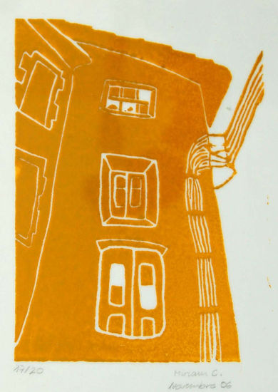 cables Linocut