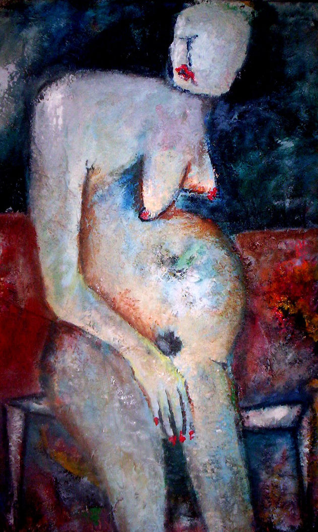 BOCETO PARA MUJER CON GOLEM